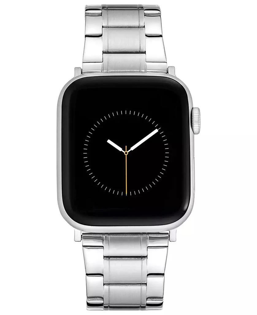 WITHit Silver-Tone Stainless Steel Y-Link Bracelet designed for Apple Watch® 42mm (Series 1-3 only) & 44/45/46/49mm (Ultra & Ultra 2) 1