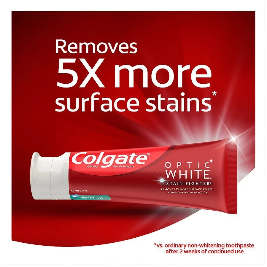 Colgate Stain Fighter Teeth Whitening Toothpaste Fresh Mint 4