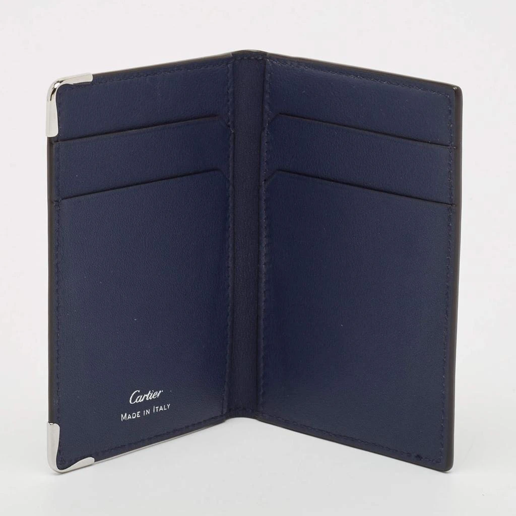 Cartier Cartier Navy Blue Leather Must de Cartier Card Holder 2