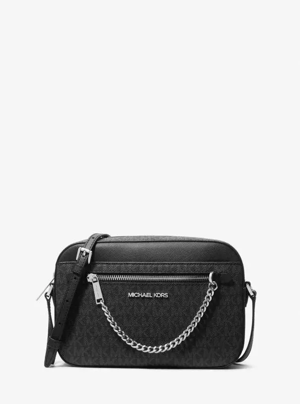Michael Kors Jet Set Large Logo Crossbody Bag