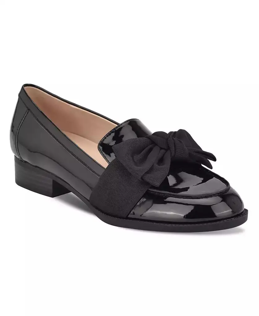 Bandolino Women's Lindio Bow Slip-On Tailored Loafers