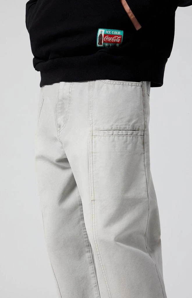 PacSun Gray Baggy Paneled Baggy Pants 5