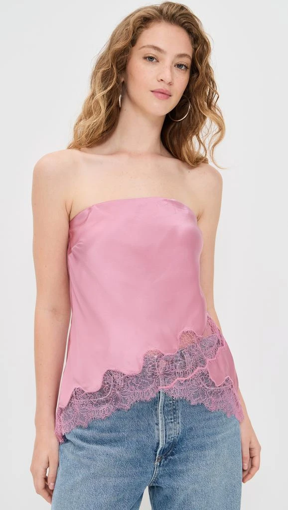 CAMI NYC Odessa Strapless Silk Camisole 6
