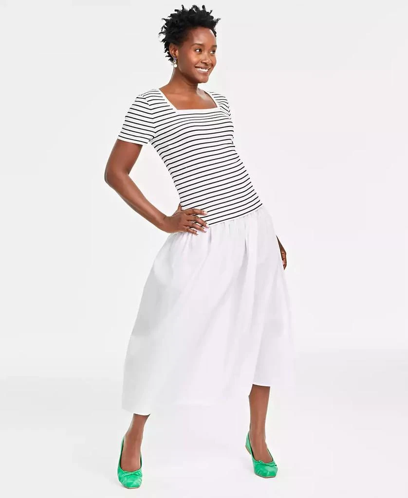 On 34th Women's Knit Square-Neck Top, Created for Macy's 1