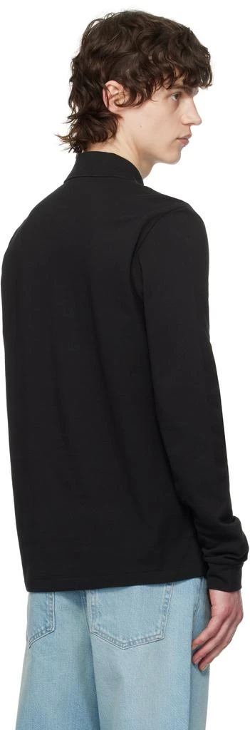 Lacoste Black Classic Fit Long Sleeve Polo 3
