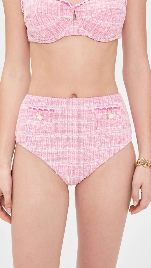 SIMKHAI Diana High Waisted Bikini Bottom 1