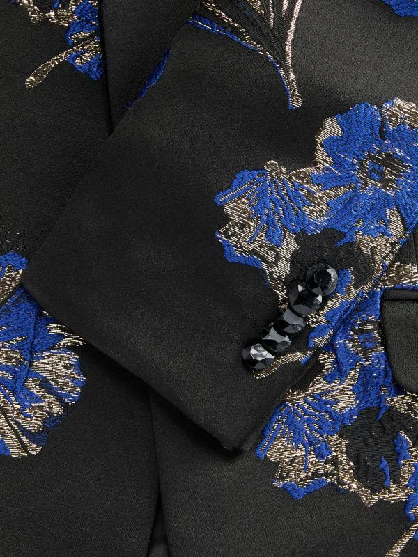 Elie Balleh Floral Shawl Lapel Blazer 3