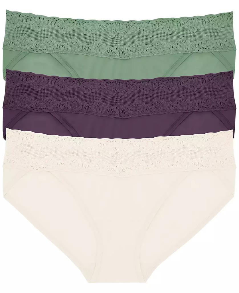Natori Women's Bliss Perfection One Size V-Kini 3-Pack Panty 756092MP