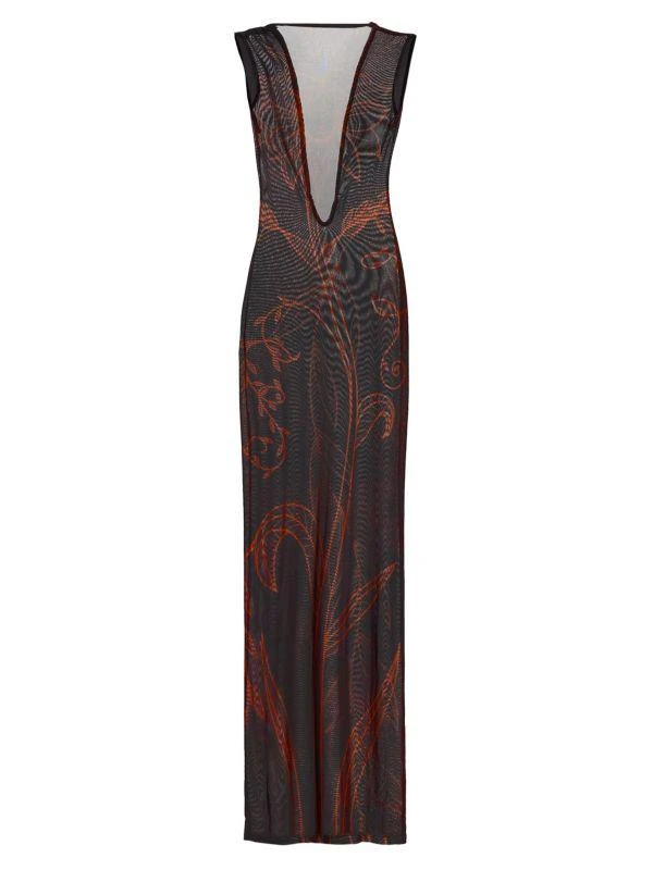 House of Aama Prelude: Aama Tales Mesh Maxi Dress 6