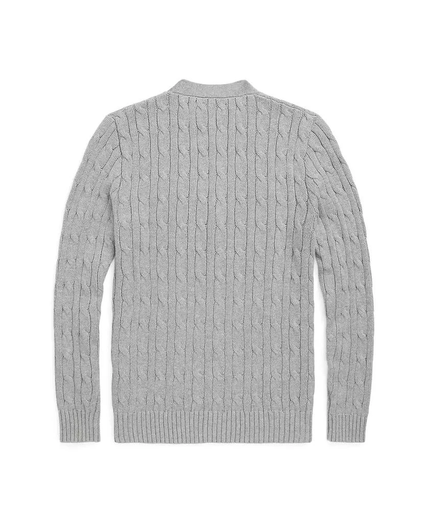 Ralph Lauren Big Boys Cable-Knit Cotton V-Neck Cardigan Sweater 5