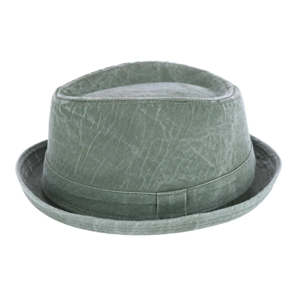 Epoch Hats Company Men's Washed Denim Cotton Fedora Hat 7
