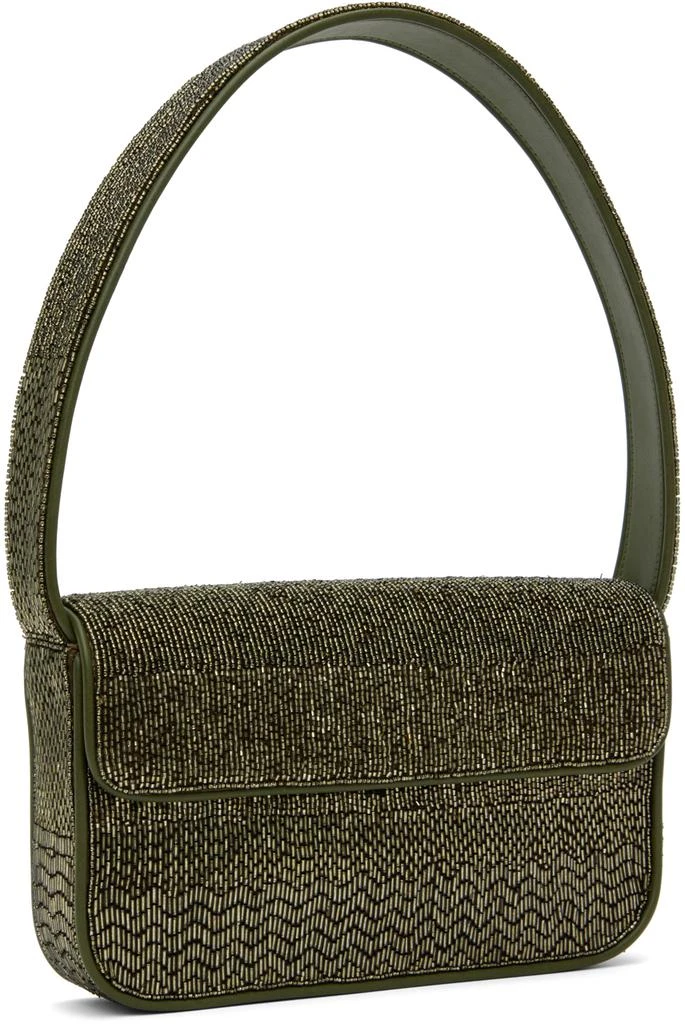 Staud Green Tommy Beaded Bag 2