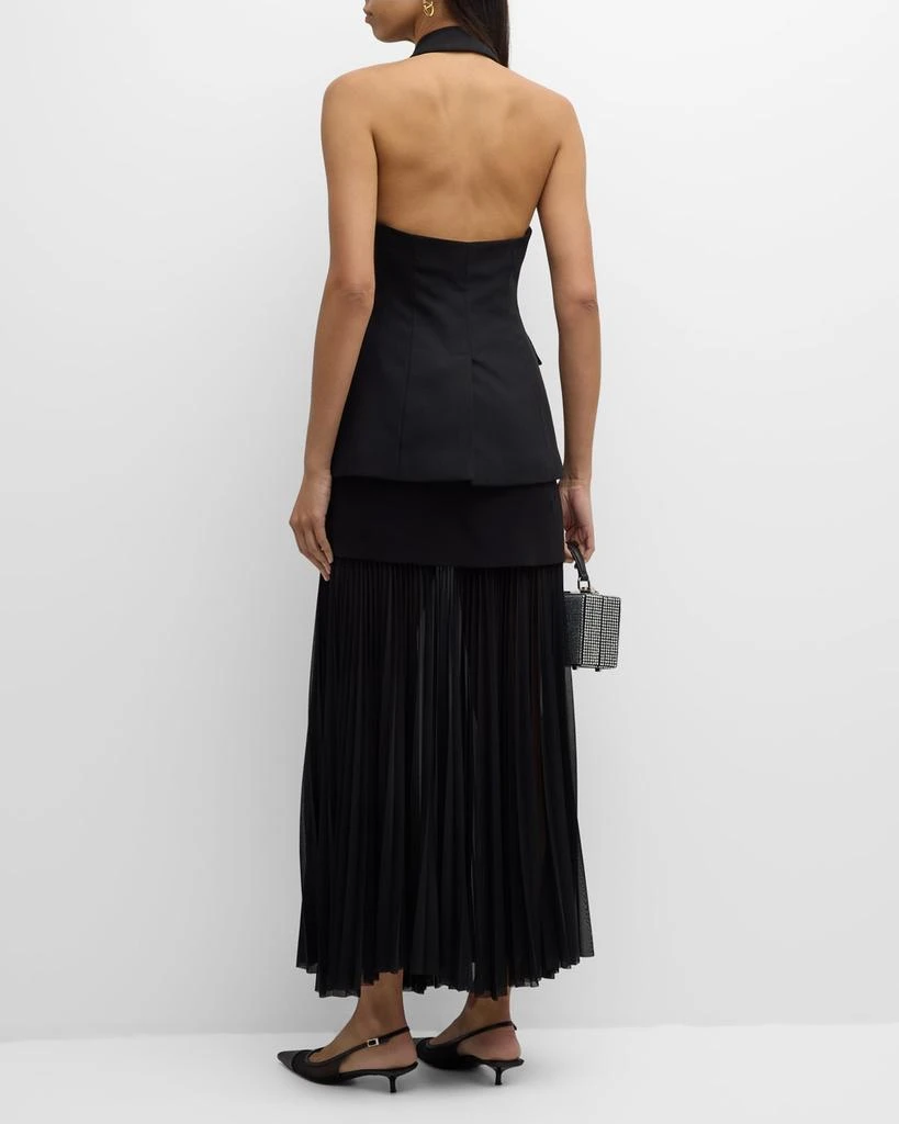 A.L.C. Willa Pleated Drop-Waist Skirt 4