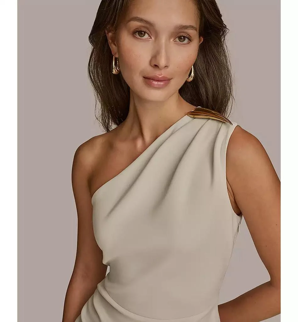 Donna Karan Women's Asymmetric-Neck Sheath Dress 2
