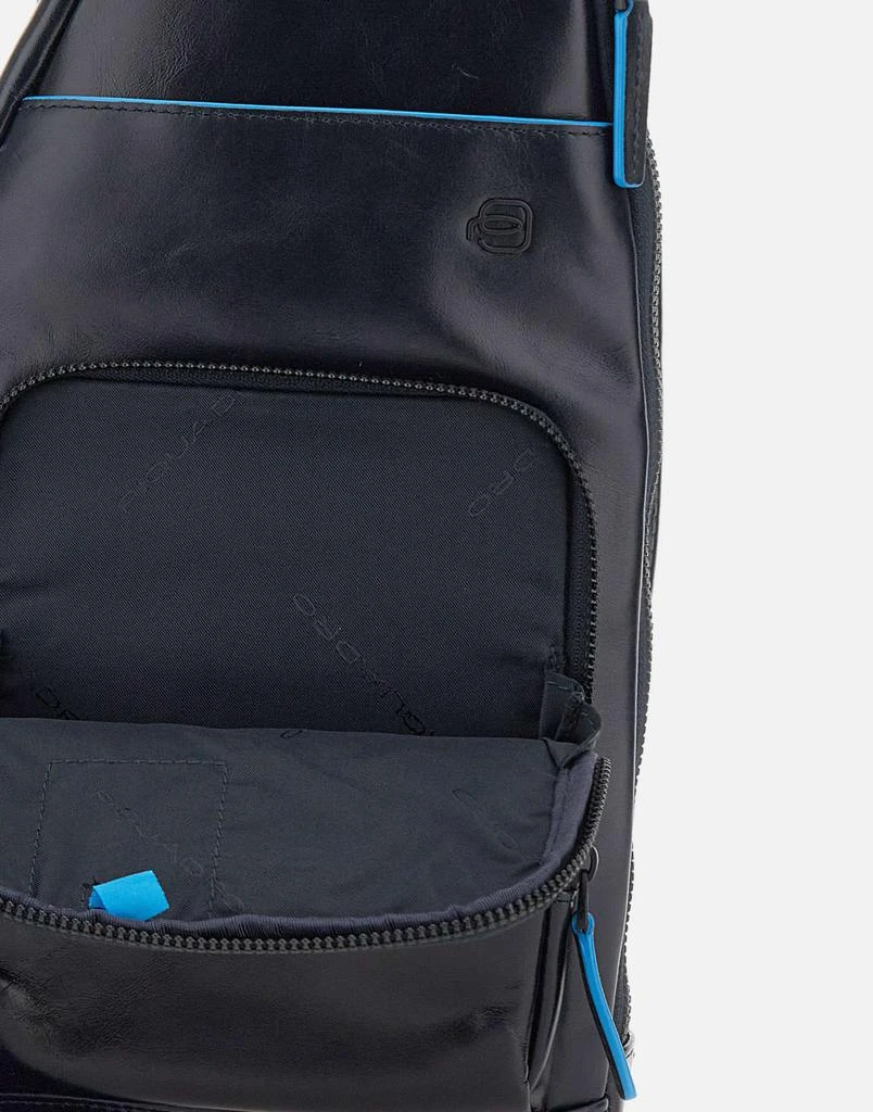 Piquadro leather zip mini backpack Small size, women main image 4
