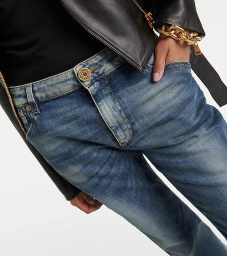 Balmain Mid-rise bootcut jeans 4