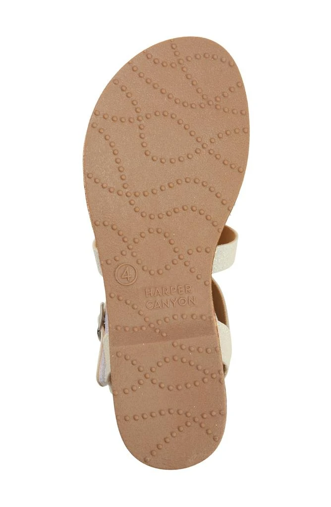 Harper Canyon Kids' Valentina Flat Sandal 6