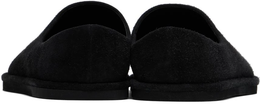 AURALEE Black Suede Slippers 2