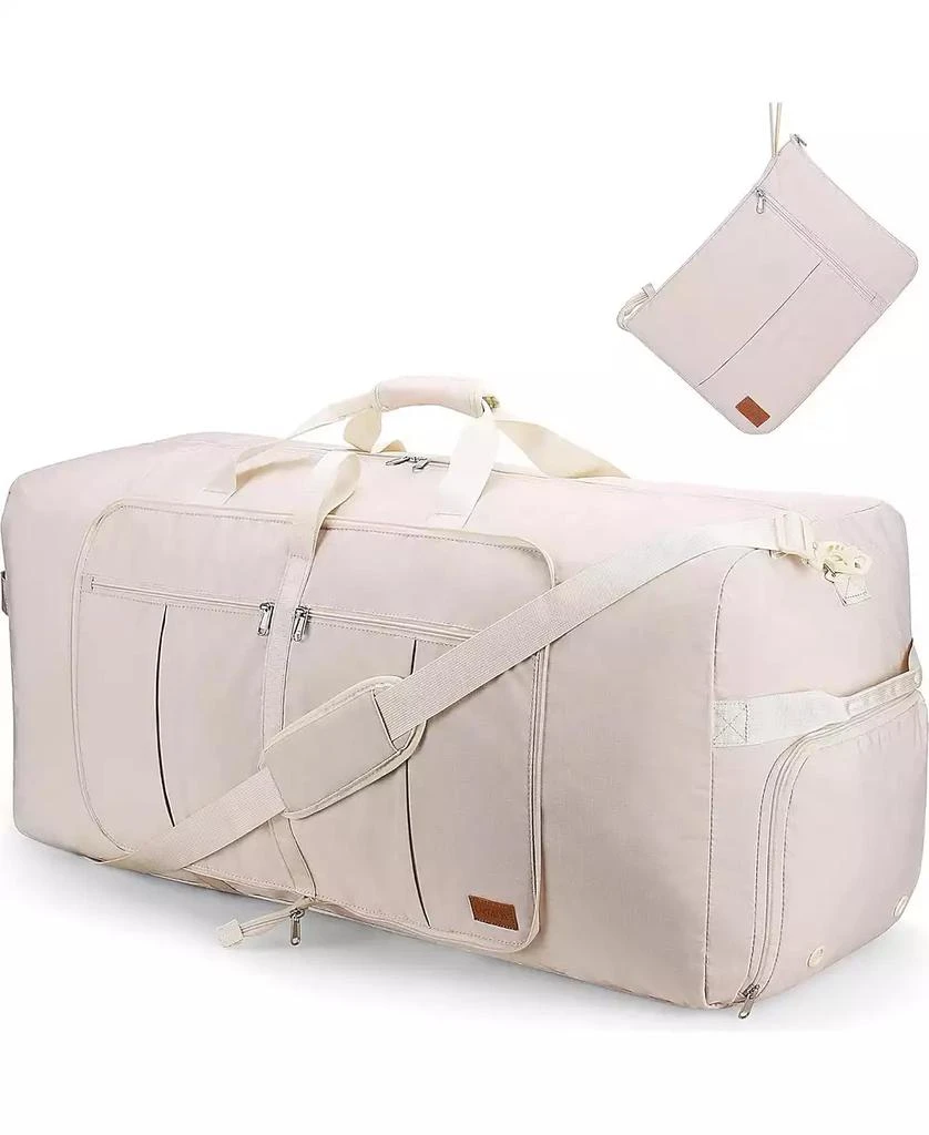 Urtala 120L Travel Duffle Bag for Men and Women, Large Foldable Duffel Bag for Travel with Shoe Compartment Overnight Weekender Bag Gym Bag Water & Tear Resistant 1