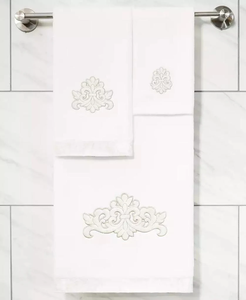 Linum Home Textiles Turkish Cotton May Embellished 2-Pc. Bath Towel Set 2