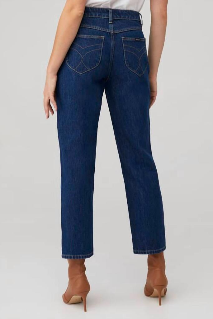 Rolla's Classic Straight Ankle Jean In Blue
