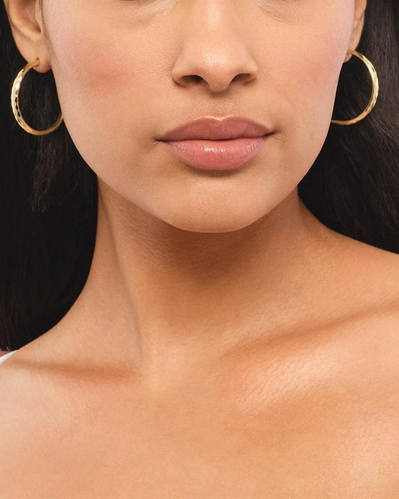 LANA Thin Disco Hoop Earrings, 35mm 2