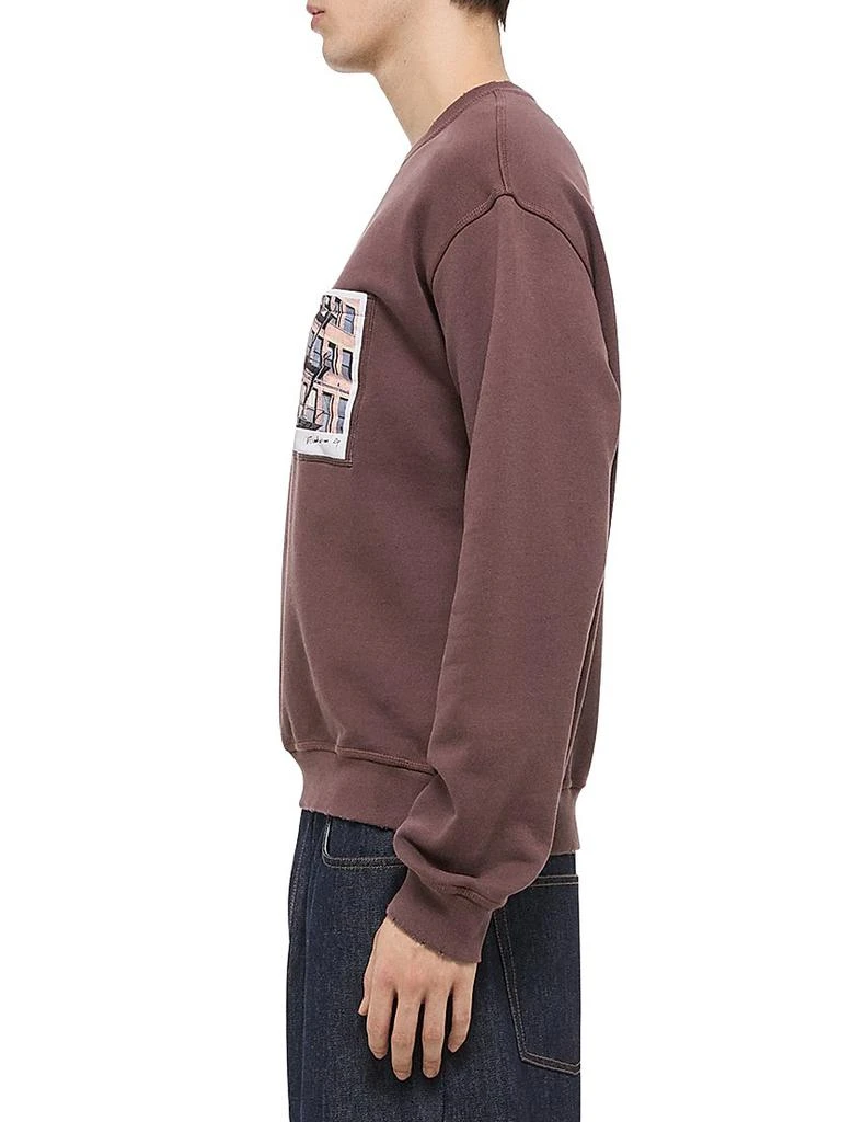 Helmut Lang Postcard Cotton Crewneck Sweatshirt 4