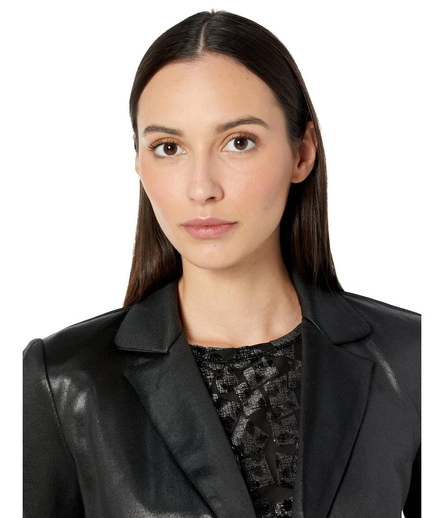 Elliott Lauren Trailblazer Coated French Terry Boyfriend Blazer 3