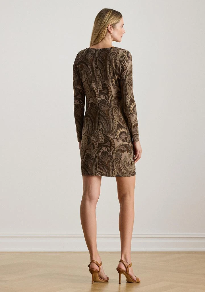 Lauren Ralph Lauren Women's Boat Neck Sheath Dress - Taupe - Size 10 Lauren Ralph Lauren Women's Boat Neck Sheath Dress - Taupe - Size 10