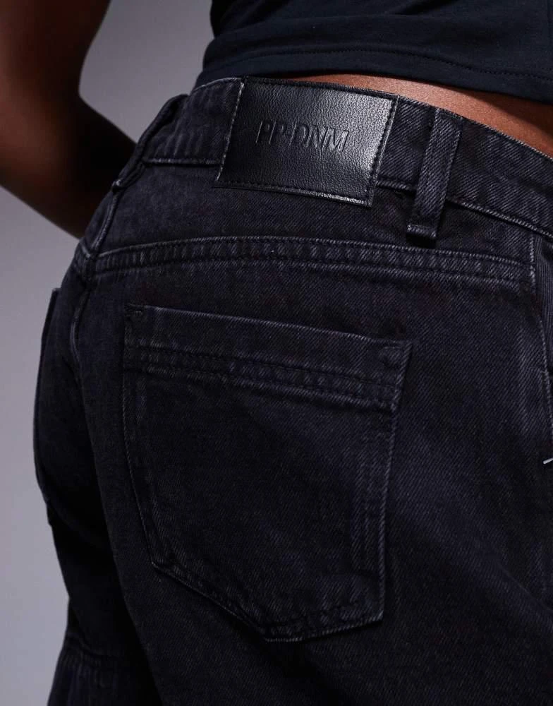 Princess Polly Princess Polly denim skort in washed black 5