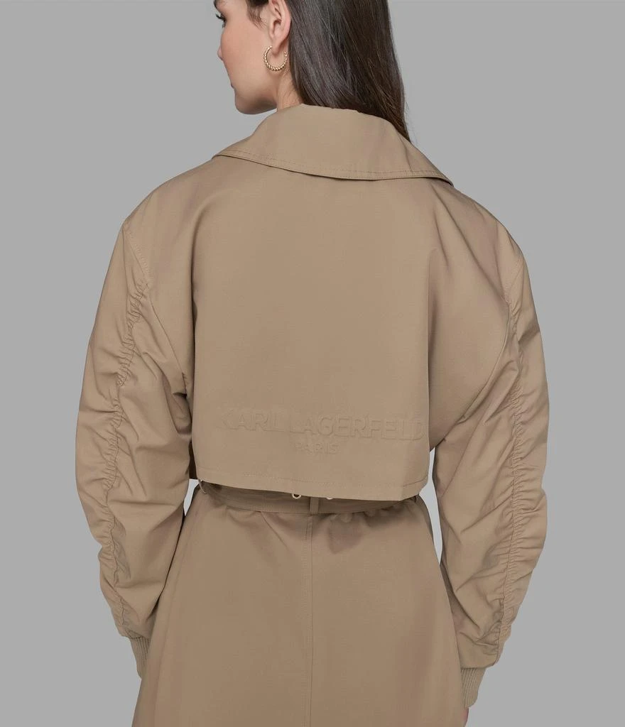 Karl Lagerfeld Paris SHORT BELTED TRENCH 6