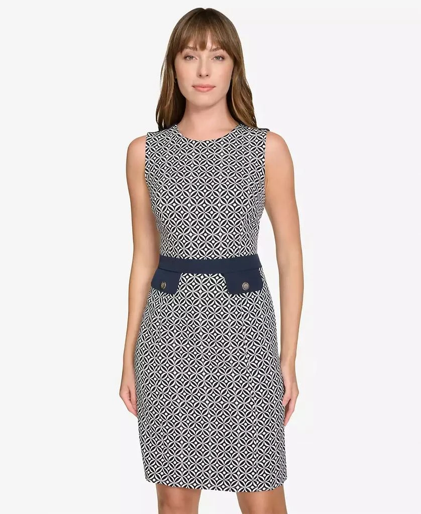 Tommy Hilfiger Women's Printed Sheath Dress 3