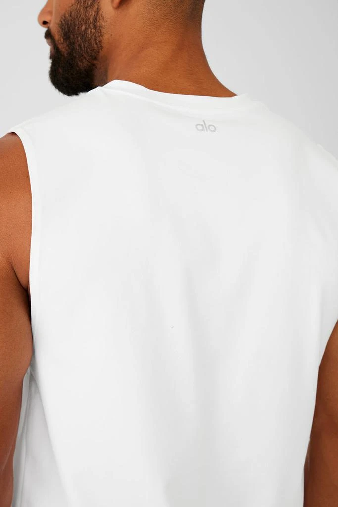 Alo Yoga Conquer Muscle Tank - White 4
