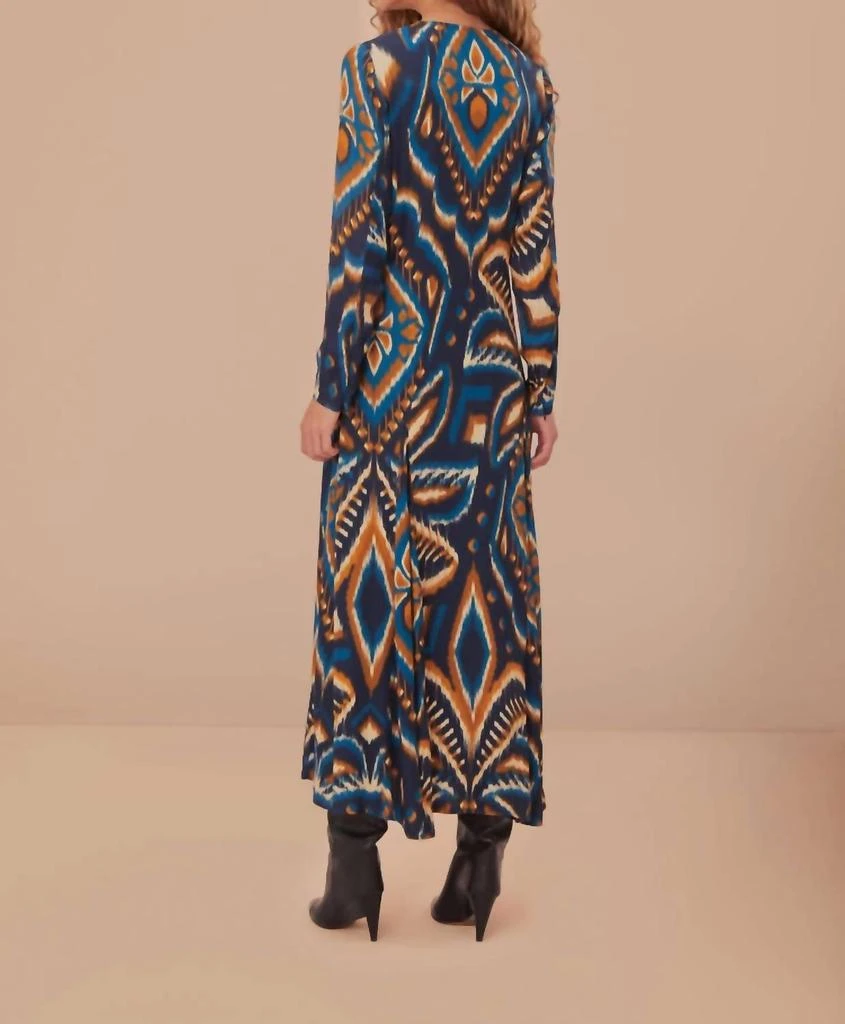 Farm Rio Farm Rio - Pineapple Ikat Maxi Dress 2