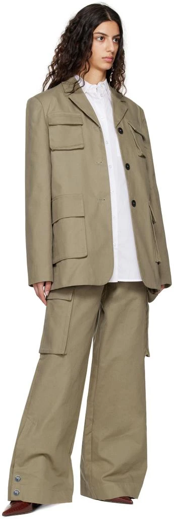 REMAIN Taupe Pocket Blazer 4