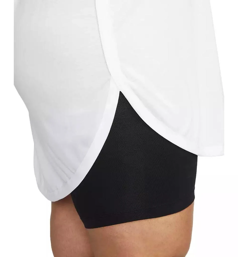 NIKE Plus Size Sportswear Essential Curved-Hem Tunic Top 5