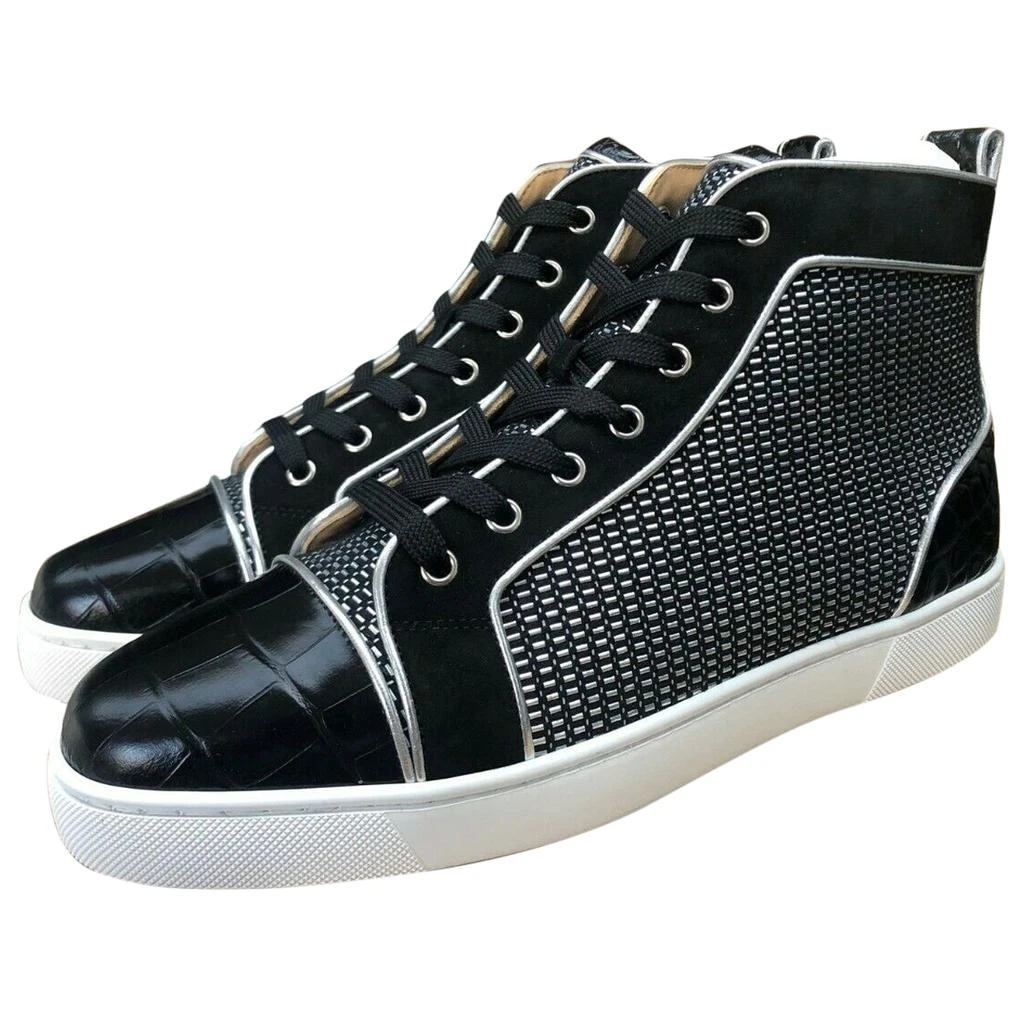 Christian Louboutin Christian Louboutin Louis leather high trainers 1