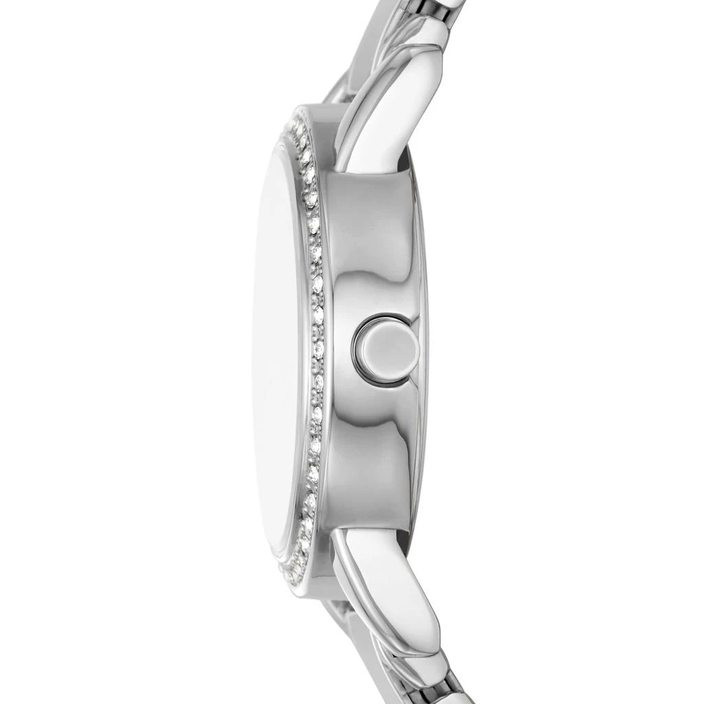 DKNY Women's Soho Three-Hand, Silver-Tone Alloy Watch 2