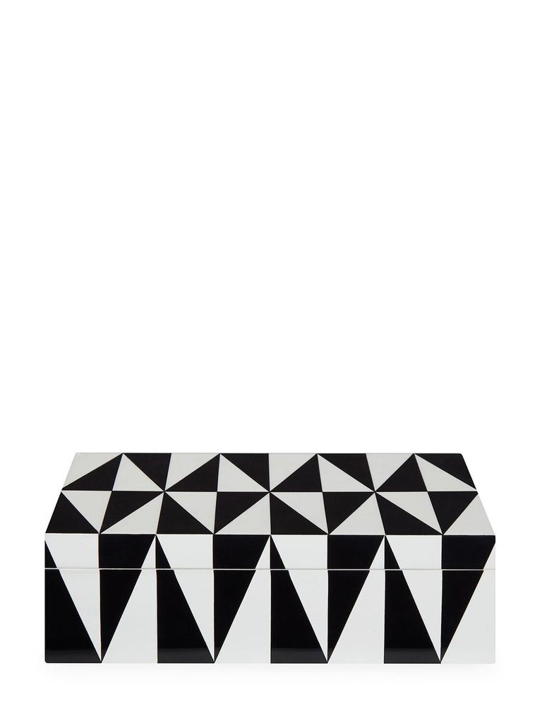 JONATHAN ADLER Op Art Medium Lacquer Box