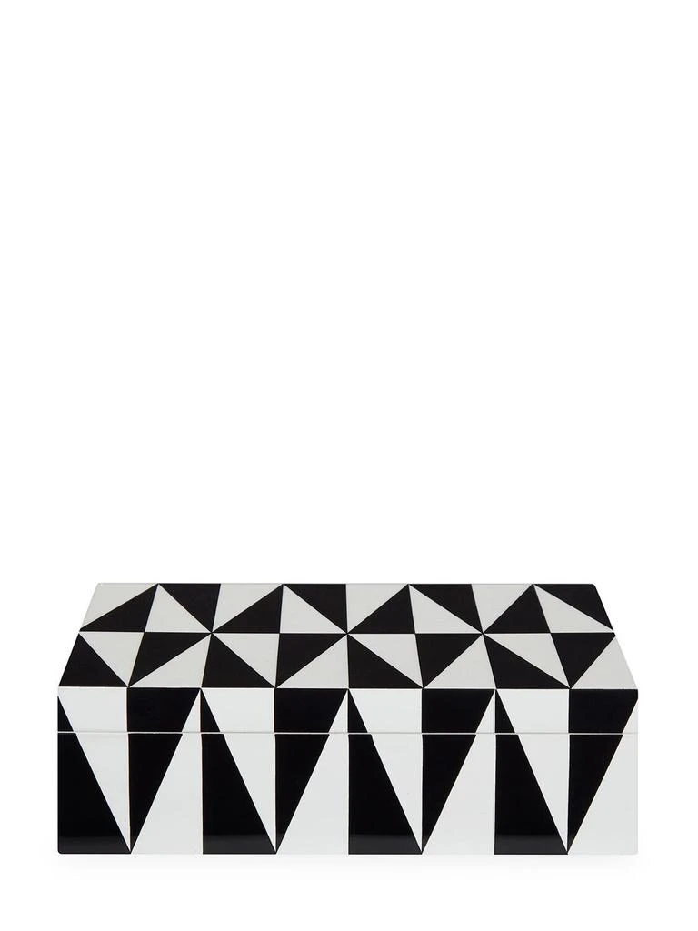 JONATHAN ADLER Op Art Medium Lacquer Box 1