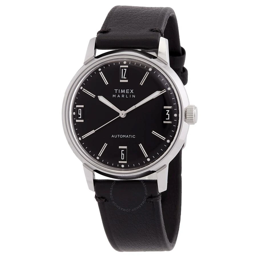 Timex Marlin Automatic Black Dial Men's Watch TW2W59700 1