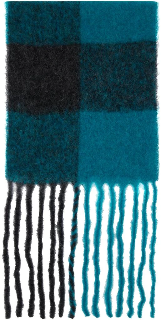 ANDERSSON BELL Blue & Black Billy Scarf 2