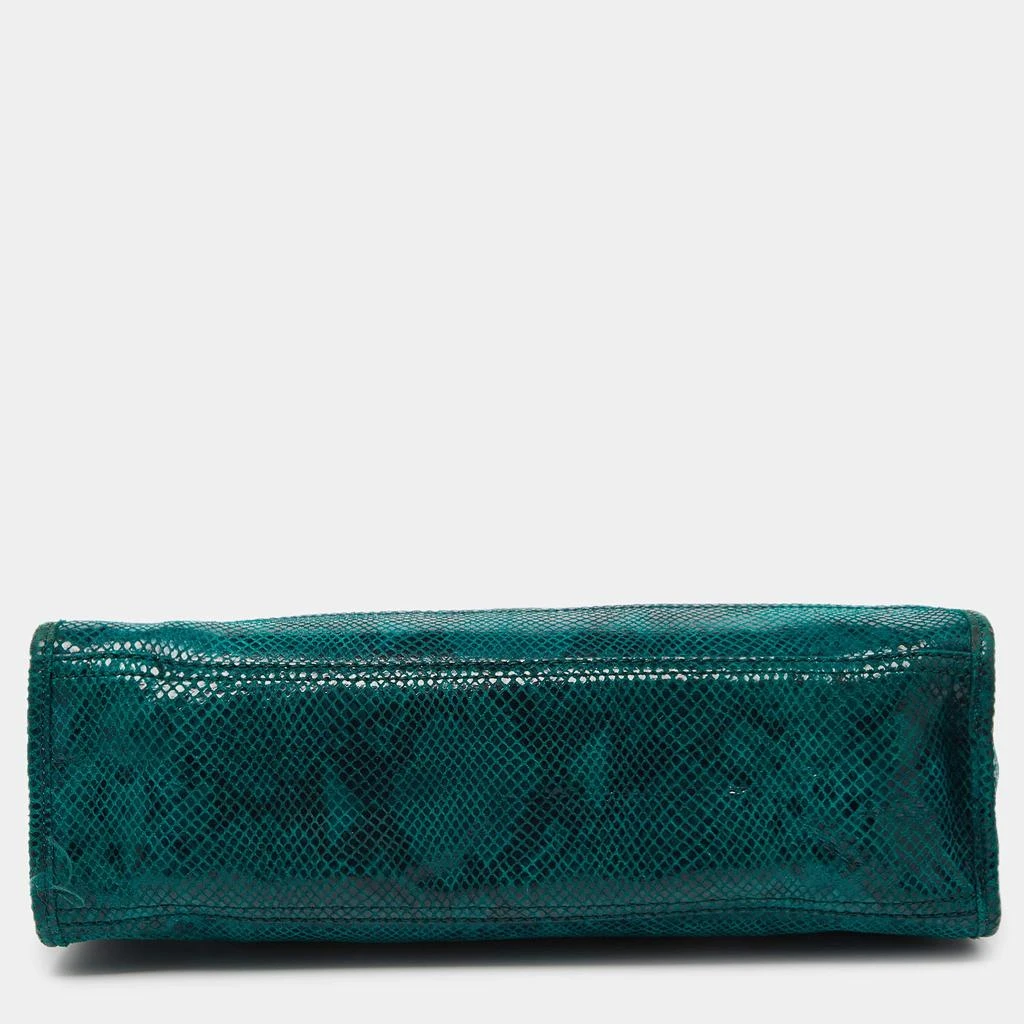 Cole Haan Cole Haan Green Snakeskin Embossed Leather Tote 7