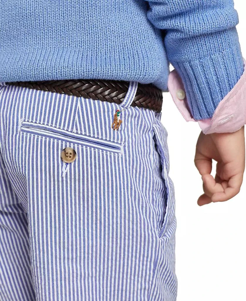 Ralph Lauren Toddler and Little Boys Stretch Seersucker Shorts 4