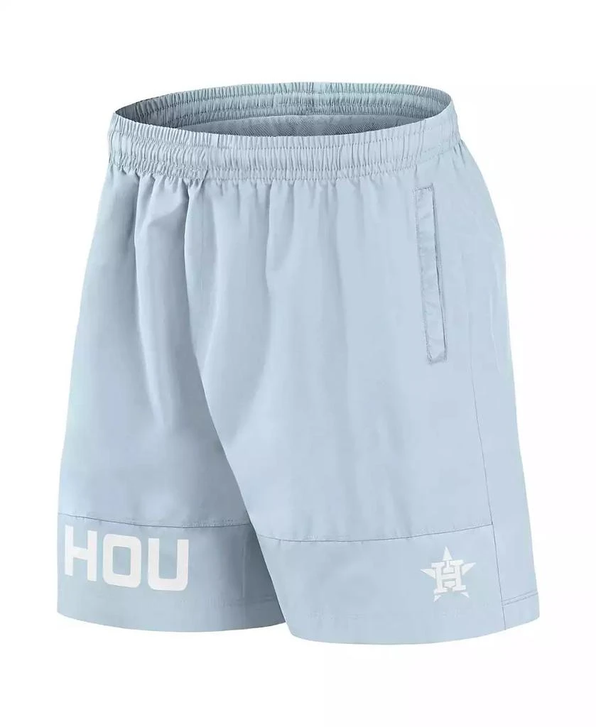 Fanatics Men's Light Blue Houston Astros Elements Swim Shorts 3