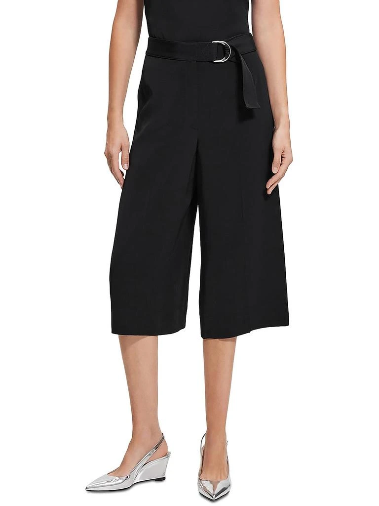 Theory Womens High Waist Cr Culottes