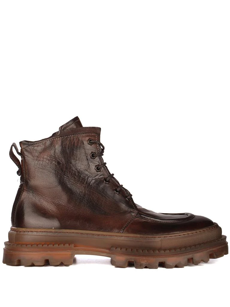 Leqarant stringed ankle boots