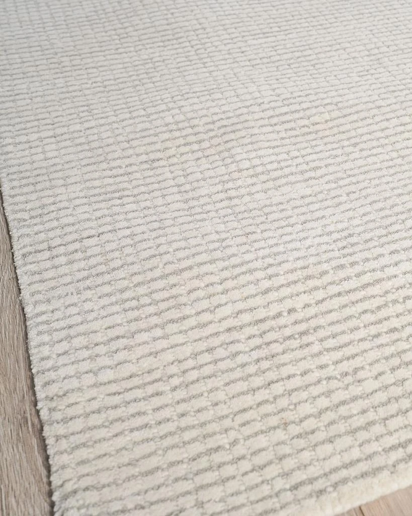 Exquisite Rugs Key West Hand-Tufted Light Silver Rug, 8' x 10' 3