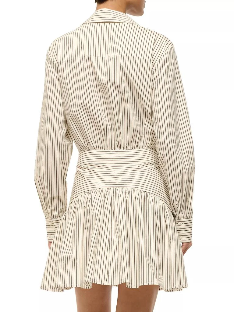 Staud Rocco Stripe Mini Shirtdress 5