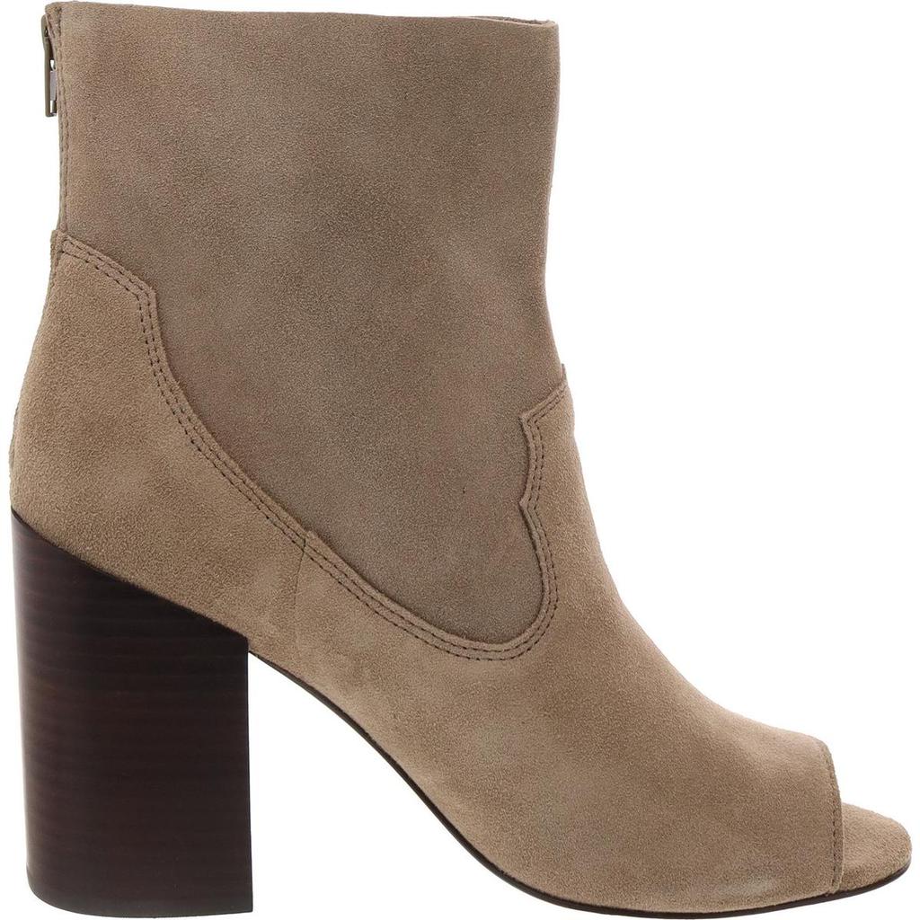 Bettye Muller Womens Zipper Faux Suede Mid-Calf Boots